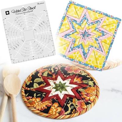 Star Guide Template Multipurpose Sewing Ruler Accurate Easy-to-Use Patchwork Sewing Template for Crafts Making