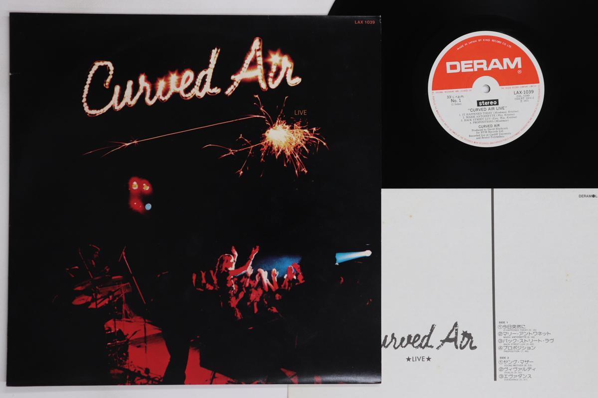 

LP Record CURVED AIR - Curved Air Live LAX1039 DREAM 1976 Japan Rock Used