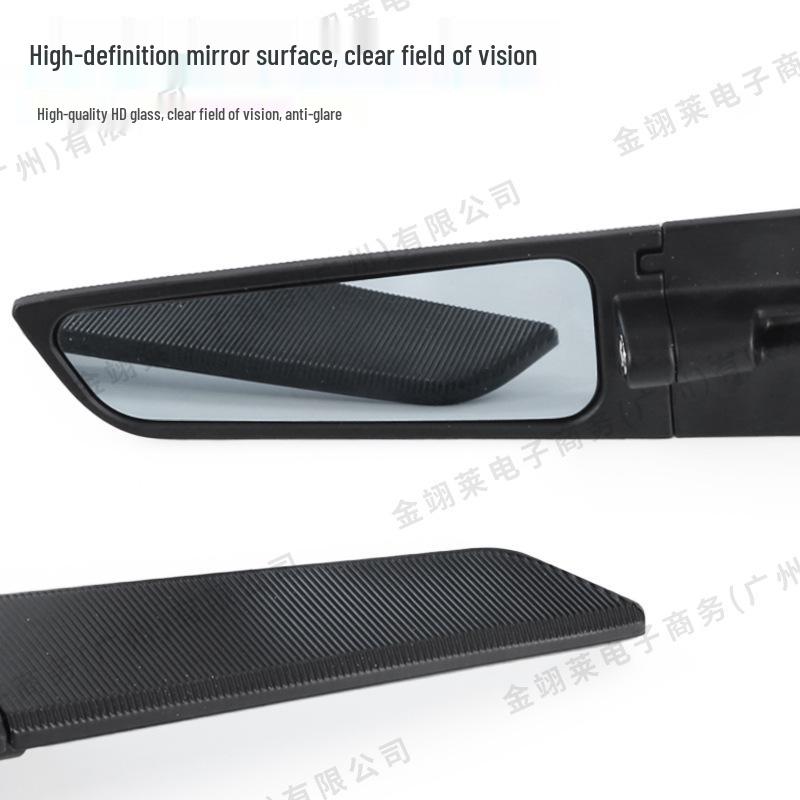 Honda Motorcycle Aluminum Alloy 360° Adjustable Wind Deflector Rearview Mirror