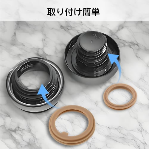 Set of 2 Replacement Gaskets for Thermos JNO-500 Vacuum Insulated Portable Mug and Water Bottle