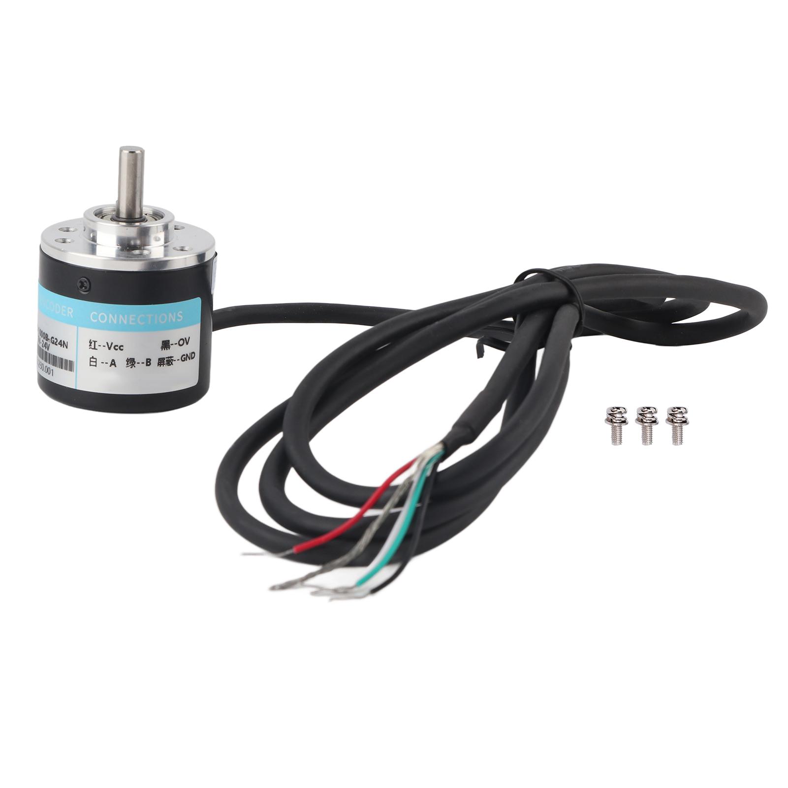 

Encoder 524V DC AB 2 Phase Incremental Rotary Solid Shaft Encoder for Office Automation