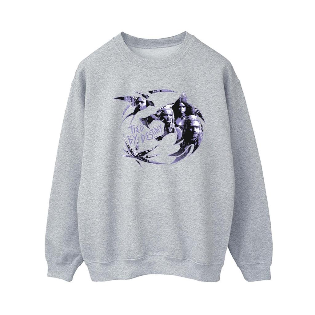 Netflix Womens/Ladies The Witcher Wolf Logo Infill Sweatshirt