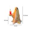 1pc Resin Small Ghost Sculpture Horror Halloween Party Home Decorations Arts and Crafts Statues