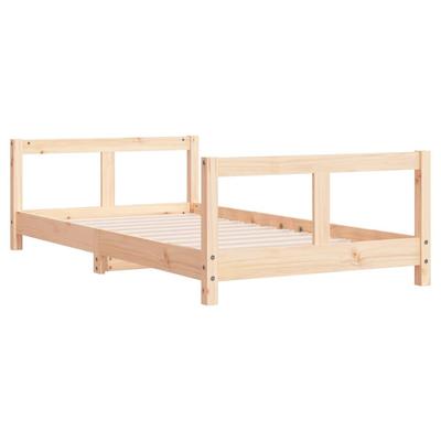 Kids  Bed 80 X 160 Cm Solid Pine Wood