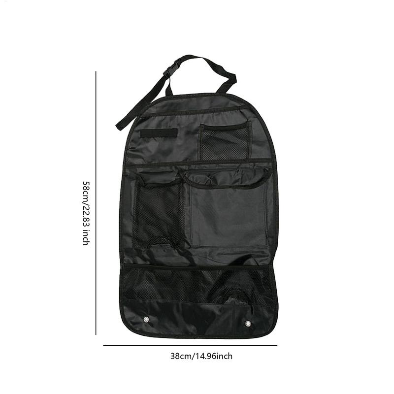 Back Seat Organizers for Car Waterproof Auto Back Seat Protector Travel Accessories Car Back Seat Organizer 7 Storage Pockets