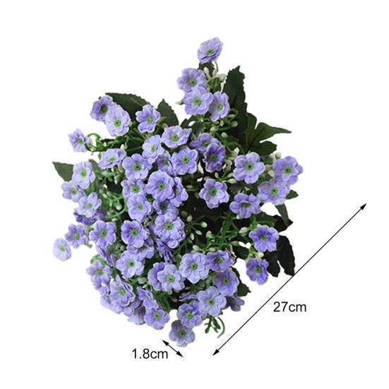 1Pc 6 Branches 36 Heads Simulation Silk Flower Milan DIY Art Wedding Home Decor