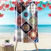 Mandala Pattern Colorful Design Beach Towel Quick-Drying for Travel Outdoor Sports Jogging Beach and Swimming