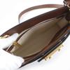 Excellent BALLY Shoulder Bag Carriage Shoulder Bag 2WAY Leather Handbag Brown Used