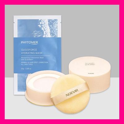 NOEVIA Face Loose Powder Lucent M 30g+phytomer Mask Pack, 1 Piece