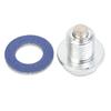 M12*1,25 Magnetischer Ölablassschraube mit 90341-12012 Dichtung für Auto Motorölwanne Dichtstopfen Verschleißteile für Toyota