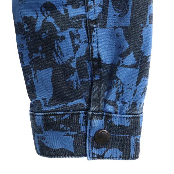 HYSTERICS made in Japan Overall handle Jacket S Bluish stretch Men's Used