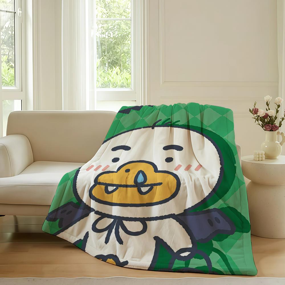 

Cartoon cute K Ka K kaos F Friends Blanket For Sofa Office Bed Plane Travel Sleep Read Relax Camping Soft And Warm 75x90cm