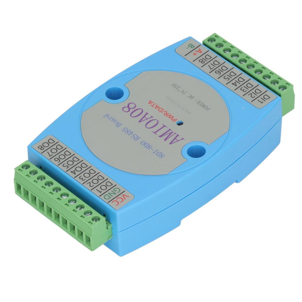 8DI 8DO Digital Input Output Module Optocoupler Isolation RS485 RTU Communication Control Panel