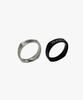 Riomeu Square Lettering Bold Ring: Radiant140