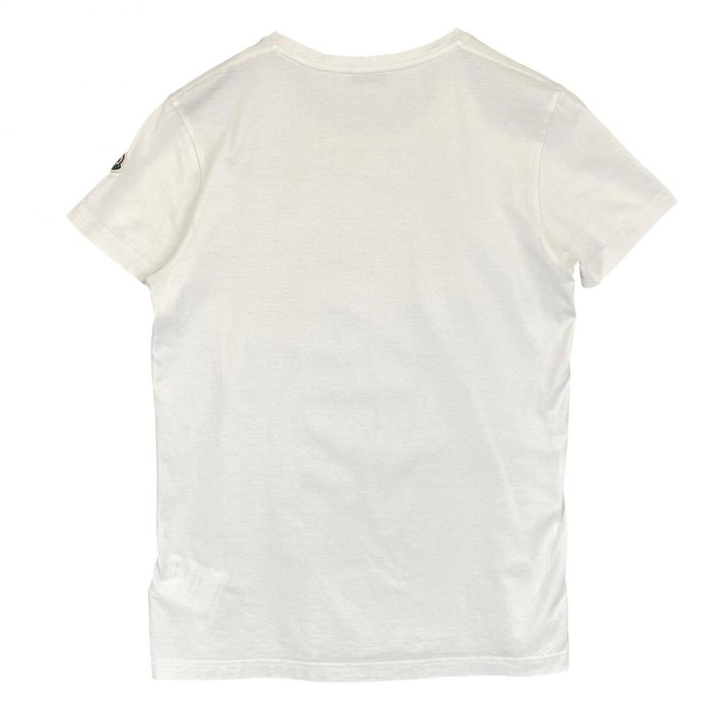 Moncler M WOMEN Short Sleeve T-shirt White Model