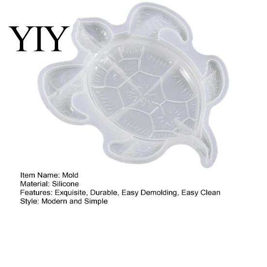 DIY Epoxy Resin Turtle Large Sea Mold, 3D Silicone Mold for Casting, Detailed Marine Geometric Animal Molds Wall Hanging Decoration, Coastal