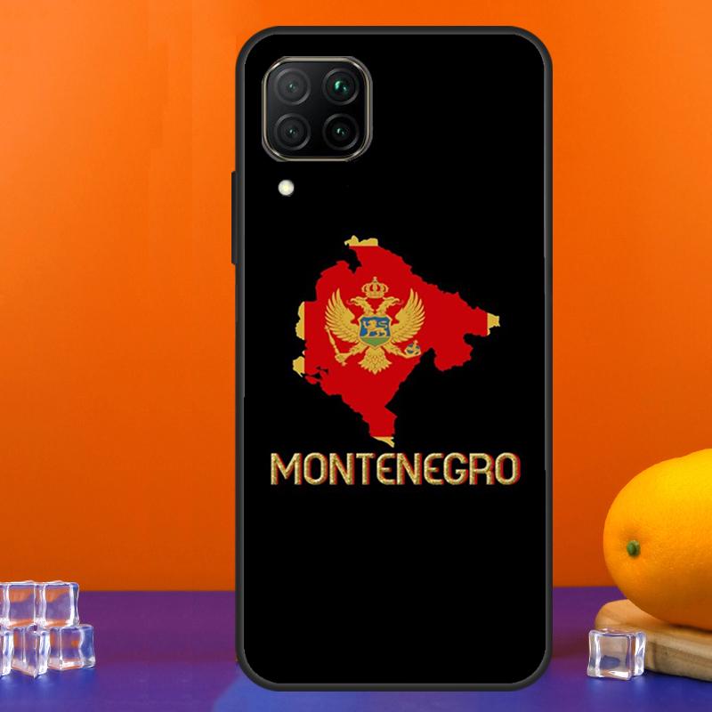 Montenegro Flagge Für Huawei Nova 12s 12i 11i 5T 9 10 SE Y91 Y90 Y60 Y70 Y72 Y61 P60 Pro P20 P40 P30 Lite Hülle