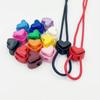 5 Stück/Set Bunte Stricknadel-Stopper Herzförmige Doppel-Loch Nadelspitzen-Schutz DIY Strickzubehör