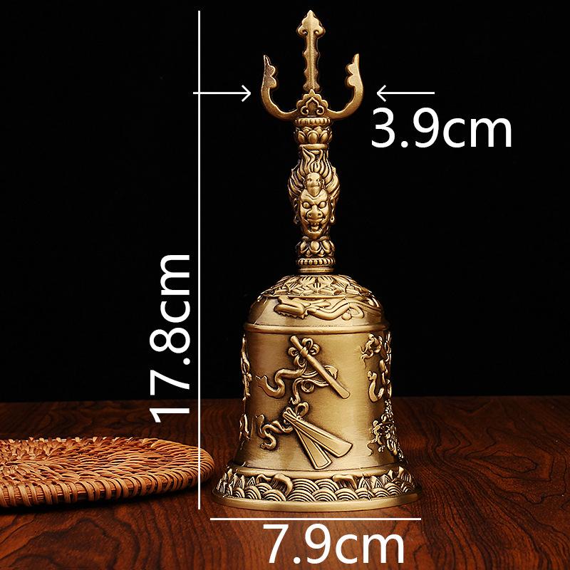 

Старое ремесло Восемь сокровищ Медные колокольчики Колокольчик Дхармы Даосский колокольчик Три трезубца Медные колокольчики Клуб Дхармы Колокольчики из чистой меди Саньцин Металлические изделия