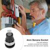 20Pcs Banana Socket 4mm Strong Connectivity Corrosion Resistance Good Performance Electrical Test Accessories