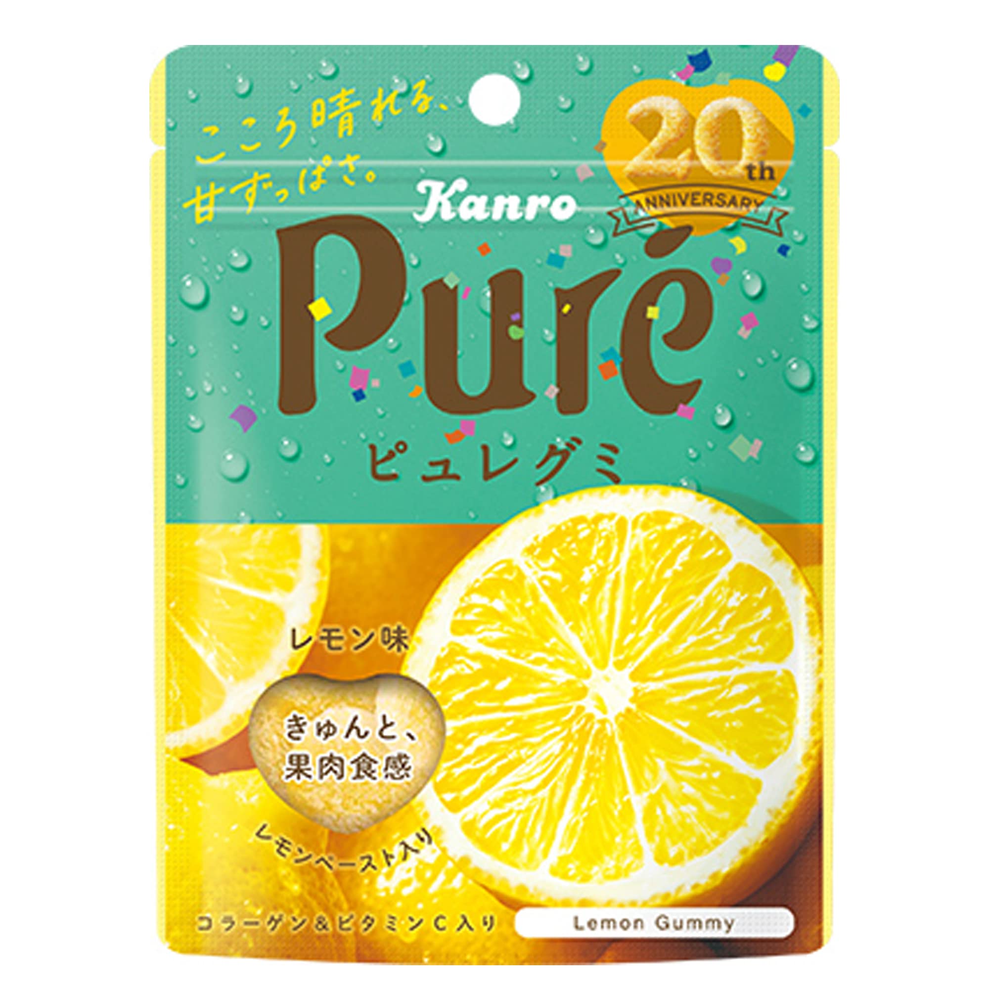 

Kanro Pure Gummy Lemon 56g x 6 bags