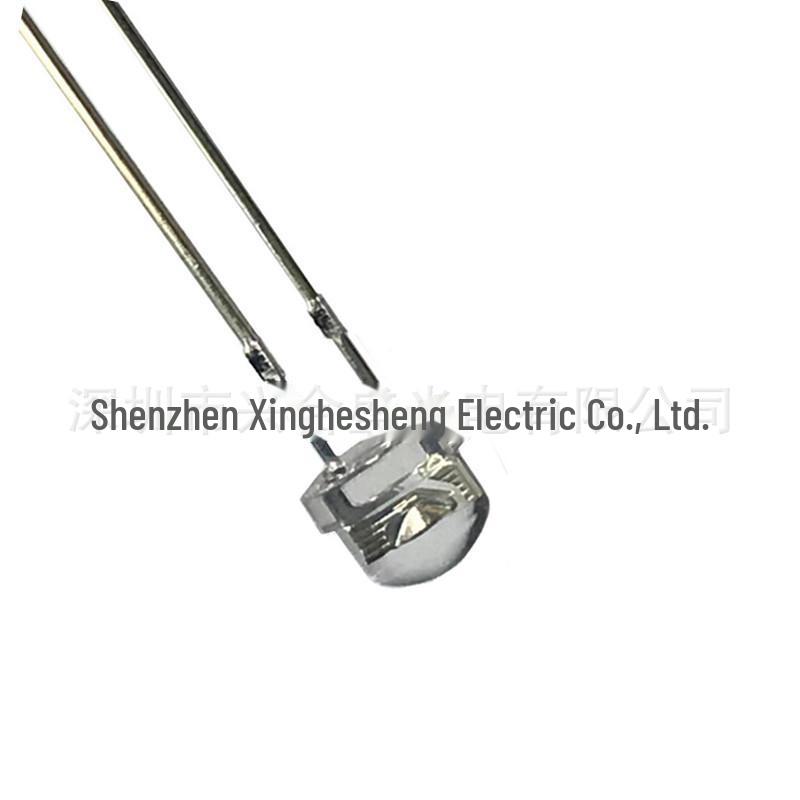 0.5W Super Bright White 8mm Straw Hat LED Lamp Beads for Flashlights