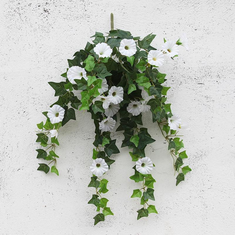 Artificial Vine Silk Petunia Flowers Artificial Morning Glories Hanging Plants Fake Flowers for Indoor Outdoor Patio Lawn Decor