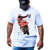 Cooles Casey Stoner 27 GP Rennlegende T-Shirt Unisex Kurzarm Unisex Lässige Weiße Oberteile Junge Motorrad Abenteuer Sport Fahrer T-Shirts