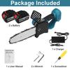 8inches 3000W Electric Chainsaw Bracket Cordless Chain Saw Wood Cutter Cutting Machine Woodworking Tools for 588VF  Battery