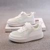 Children's Little White Shoes 2025 Spring and Summer New Girls' White Sports Shoes Students Breathable Net Shoes Boys' Casual Board Shoes