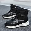 Fashion Mens Snow Boots Winter Plush Warm Cotton Boots Outdoor Waterproof High Top Boot Non-slip Hiking Boots for Men Sneakers Botas2025
