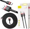 Baseus Cafule USB-A To USB-C Cable CATKLF-U91 3m 2A QC 3.0 Braided Black Red