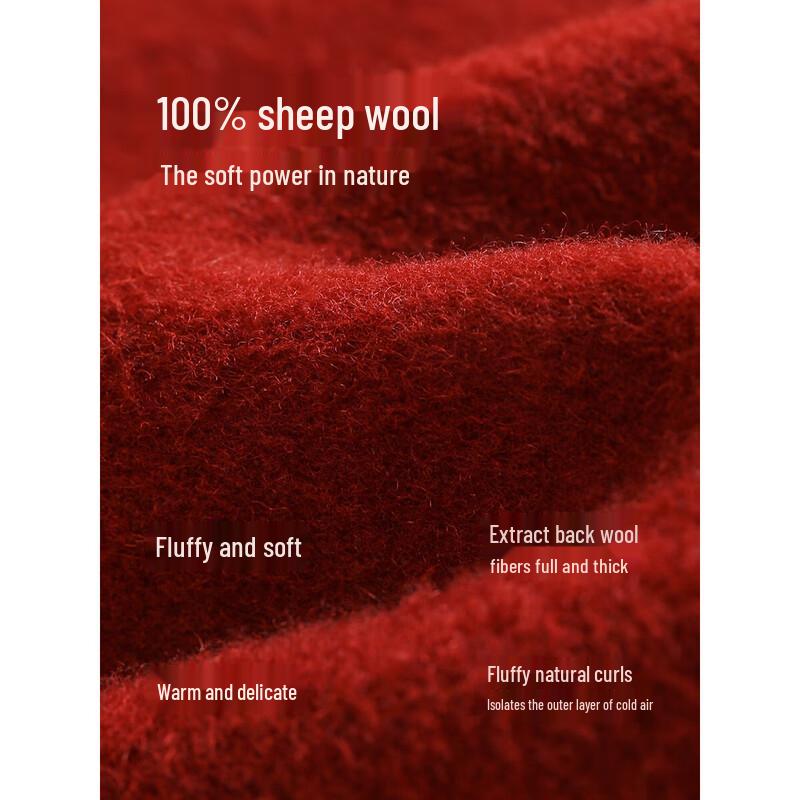 XWI Women's 100% Wool Stand Collar Double-faced Coat