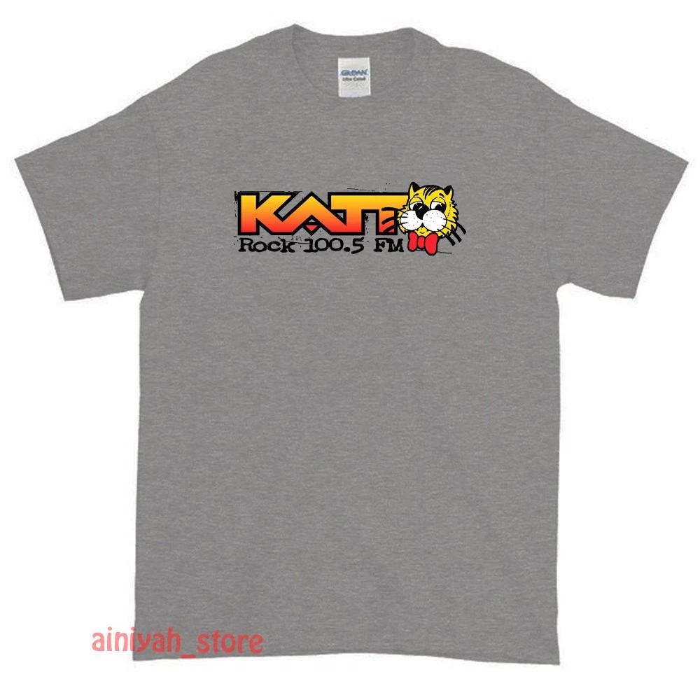 New KATT FM RADIO Logo Men s Funny T shirt USA Size S-XXL S