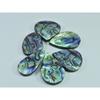 242Cts. Natural Abalone Shell Pear Shape Cabochon Loose Gemstone 06Pcs Lot C-1838