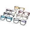 SHAUNA Mode Doppel Farbe Frauen Cat Eye Brille Rahmen Retro TR90 Klar Anti-Blau Licht Brillen Männer Optische Blau gelb Rahmen
