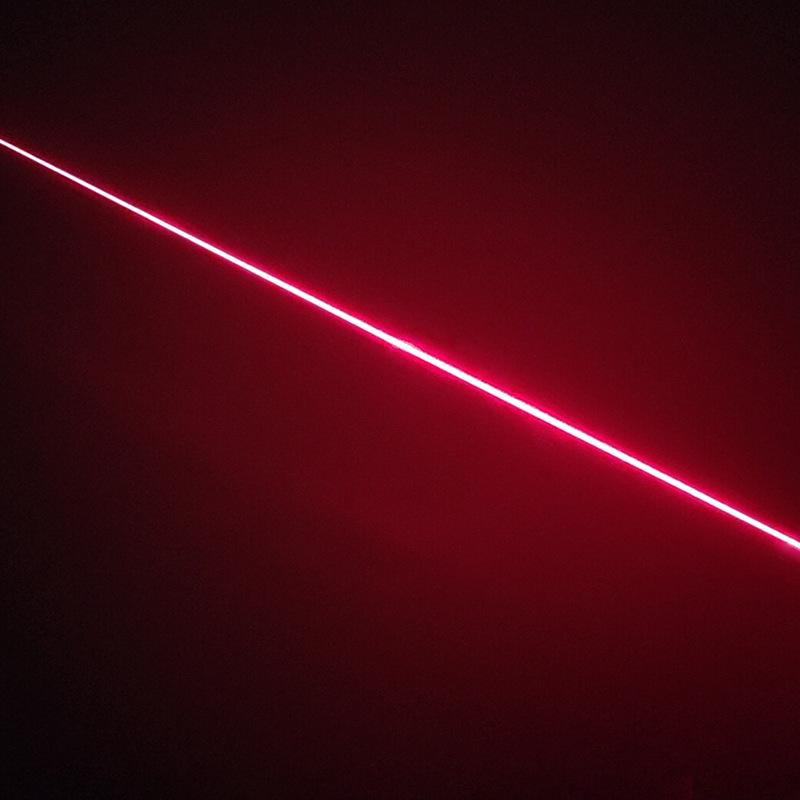 External Focusing 16X60mm 635nm 100mW Red Line Laser Marker with Glass Lens