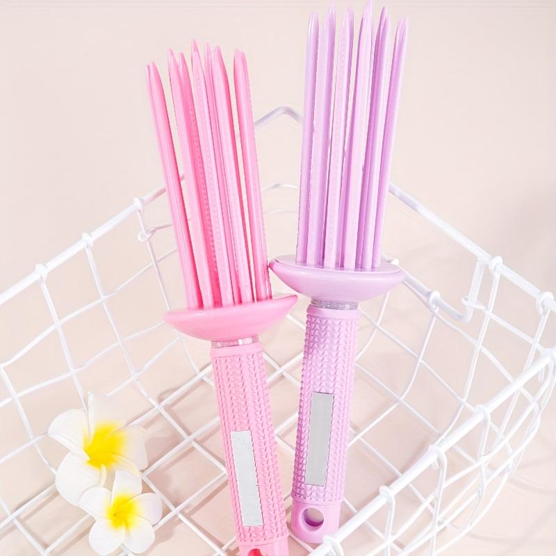 Wanmei Round Hair Brush Hair Comb Fluffy Curling Comb Round Curling Iron Hair Styling Tool Natural Fluffy Curls
