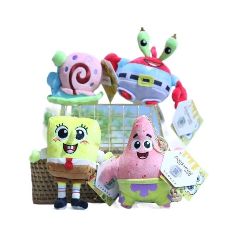 Adorable Spongebob Patrick Star Plush Keychain Cute Stuffed Animal Decor 12cm