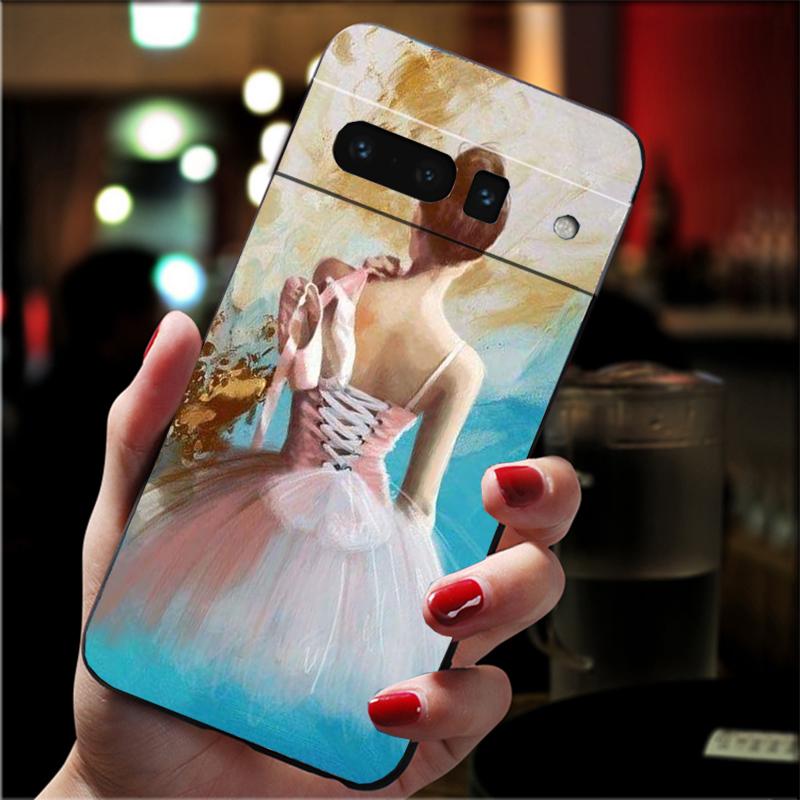 Phone Case For Google Pixel 10 Pro XL 9 Pro XL 9A 8 7 6 Pro Pixel 8A 7A 6A Pixel 8 7 6 5 Ballerina Dance Ballet Girl