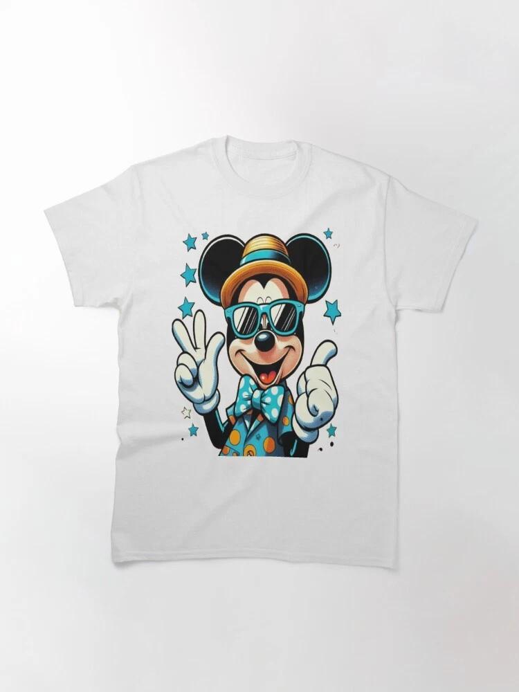 Mouses Victory Gesture Classic TShirt Unisex Style S