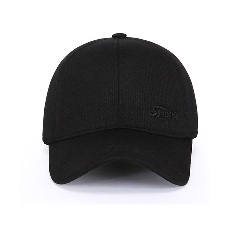 Baseball Cap Autumn Winter Men's Warm Caps Outdoor Cold-Proof Cotton Cap