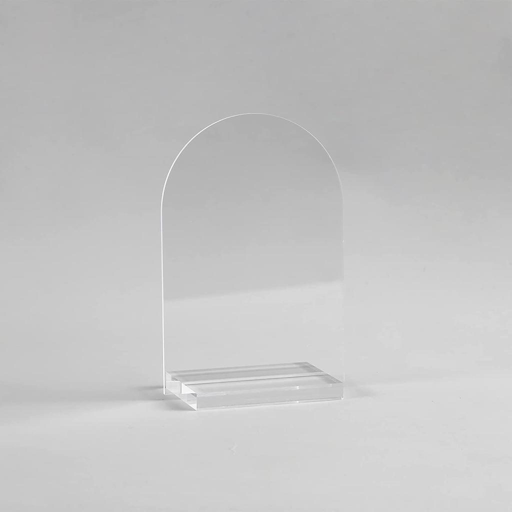 Acrylic Table Sign for Wedding Place Card for Blank Arch Seat Card Party Decoration DIY Table Number Guest Name Tag Custom Size