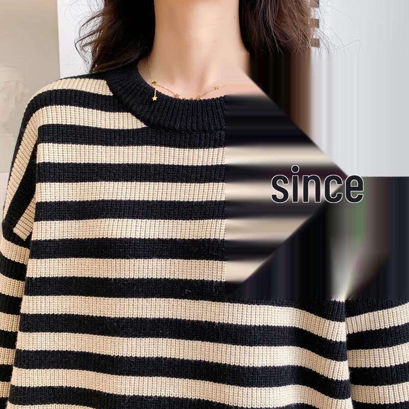 Mokana Striped Alpaca Blend Knit Sweater
