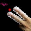 Finger Penis Dildo Sleeve G-Spot játékok Sexualeed Vagina Clit Stimulálja a maszturbációt