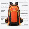 Wanderrucksack, 40 l, wasserdicht, für Outdoor-Reisen, Tagesrucksack, Camping-Rucksack für Damen und Herren