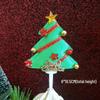 Christmas Decor Set: Card Inserts, Cake Toppers, Cup Garland, Wreath Ornaments, Strawberry Tower, Cartoon Star & Tree Decorations.