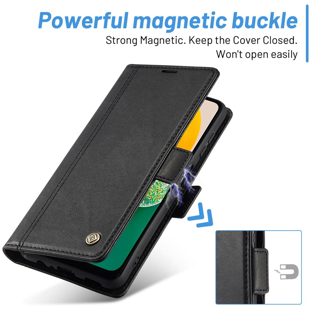 LC.IMEEKE Phone Case For Samsung Galaxy A14 4G/5G,Full Protection Flip Leather Phone Cover Stand Wallet