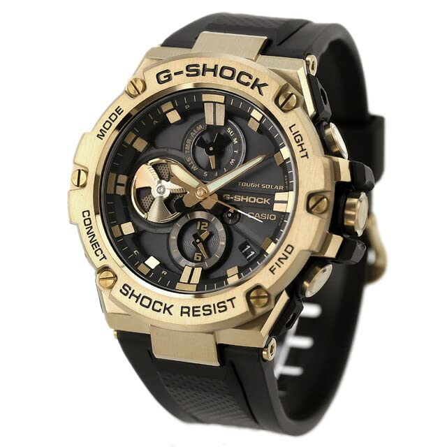 

[Casio] CASIO G-SHOCK G Steel GST-B100 Series Solar Men s Watch GST-B100GB-1A9