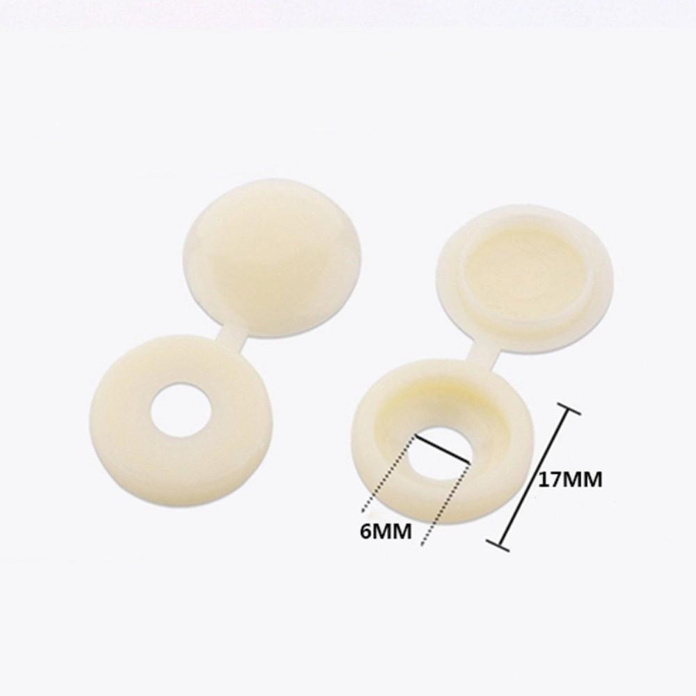 100PCS DIY Screw Protective Covers Universal Fit Fold Snap Cap Fixing Caps Furniture Hardware